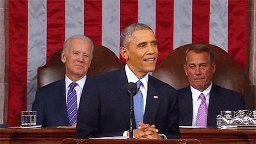 Obama State of the Union wink