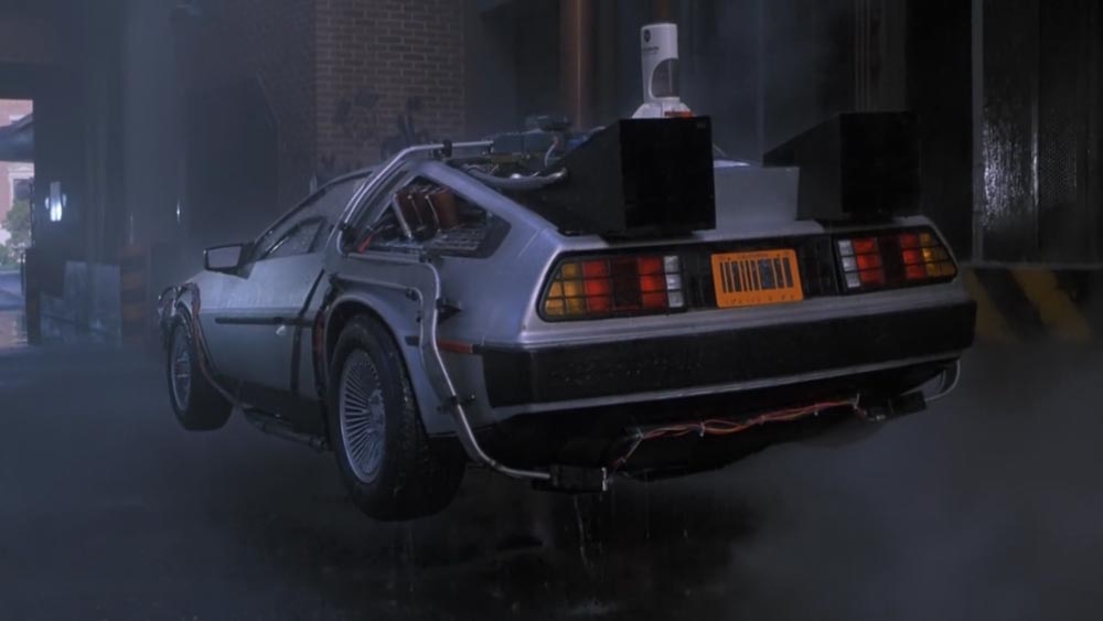 Barcode license plates in Back to the Future II