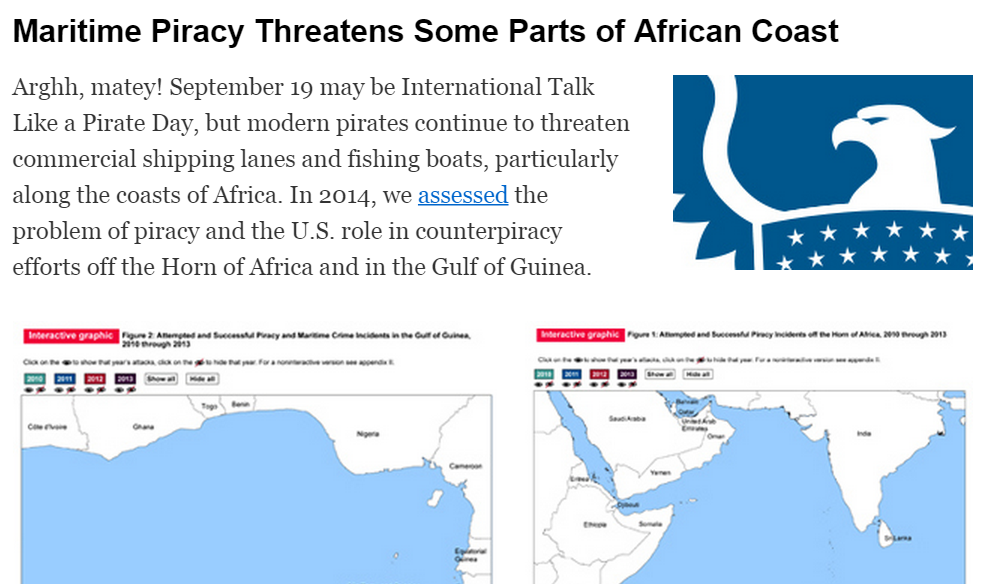 GAO blog Talk Like a Pirate Day