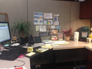 Sabrina desk setup