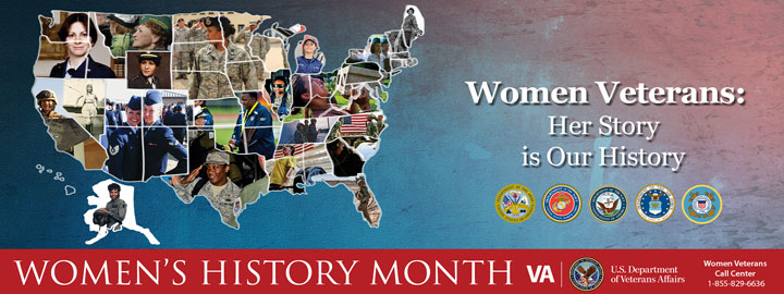 Women's History Month Veterans Affairs