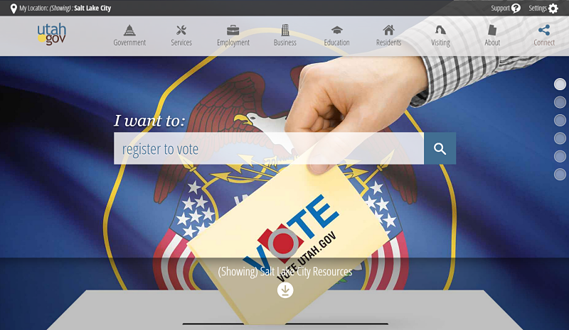 Utah.gov screenshot best government websites