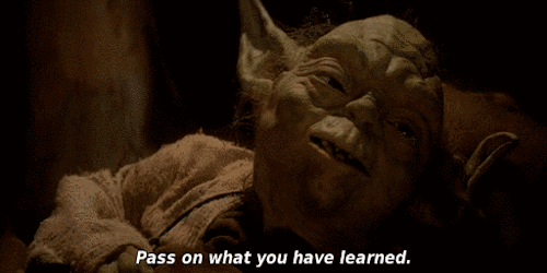 Yoda Star Wars leadership quote pass on what you have learned