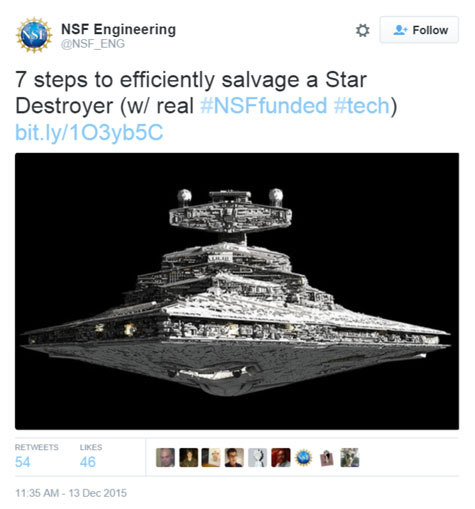 National Science Foundation Engineering Directorate Star Wars