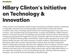 Clinton's gov IT initiative