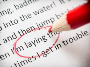 Proofreading essay errors