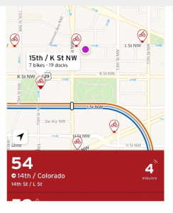 View of Transit App