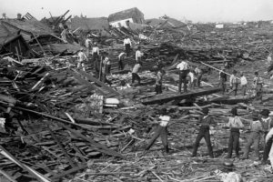 1900 Galveston Hurricane devestation