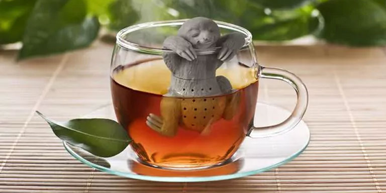 holiday gift ideas sloth tea infuser