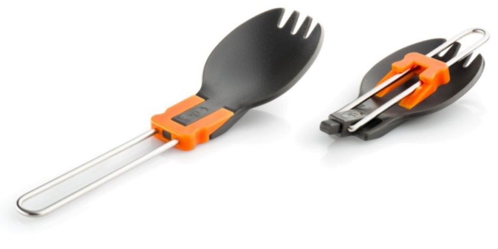 folding foon, a spoon fork combination