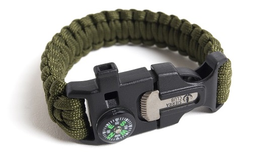 Sierra Club paracord survival bracelet