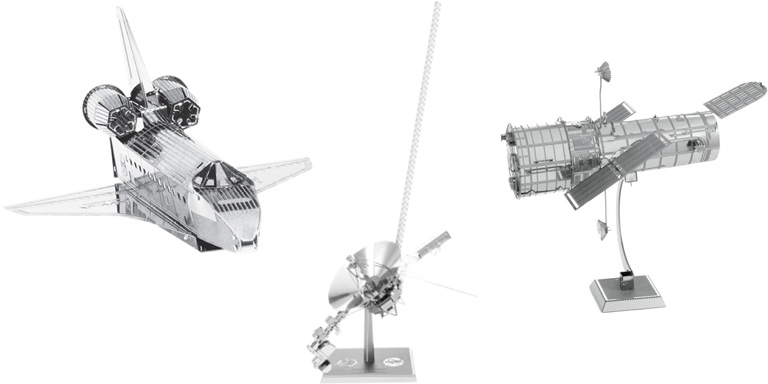 holiday gift ideas Cosmosphere metal models space exploration
