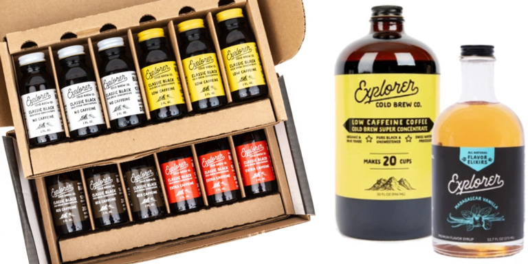 holiday gift ideas Explorer Cold Brew coffee concentrate