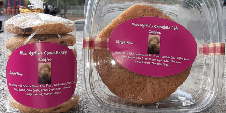 holiday gift ideas Miss Myrtle's Chocolate Chip Cookies