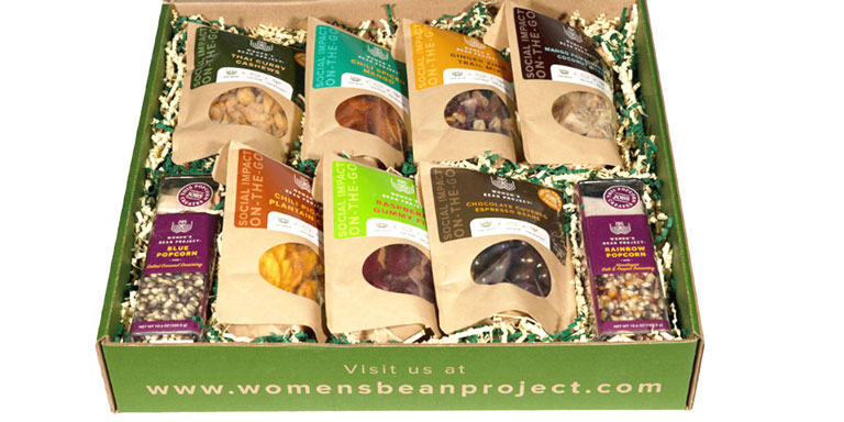 holiday gift ideas Women's Bean Project gift box