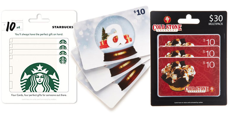 holiday gift cards