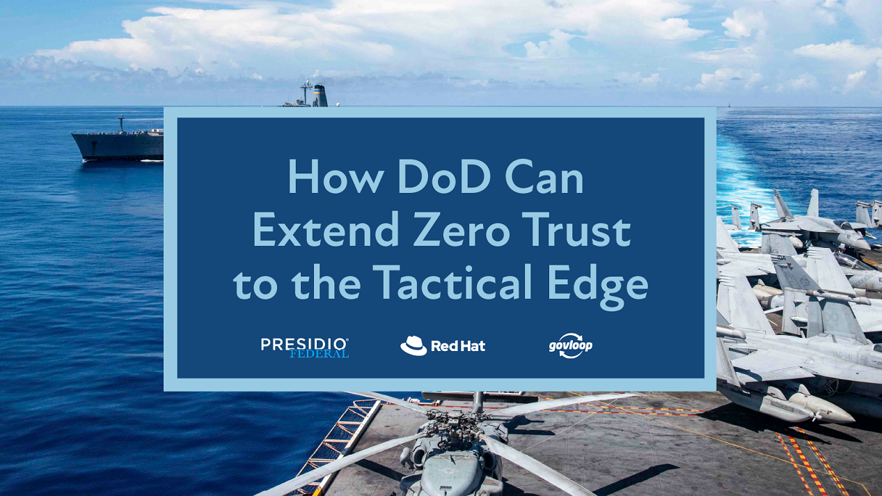 How DoD Can Extend Zero Trust Cover