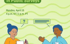 image link for April 15 – How to Increase Participation in Public Surveys