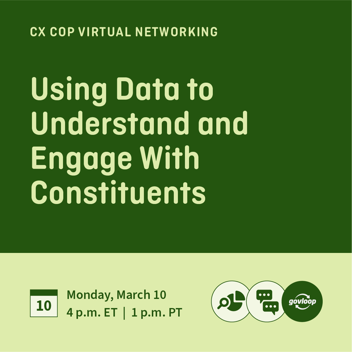 March 10 – Using Data to Understand and Engage With Constituents ...