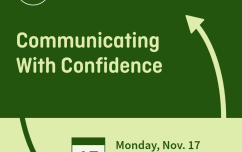 image link for Nov. 17 – Communicating With Confidence