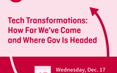 image link for Dec. 17 – Tech Transformations: How Far We’ve Come and Where Gov Is Headed