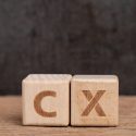 CX in wooden blocks